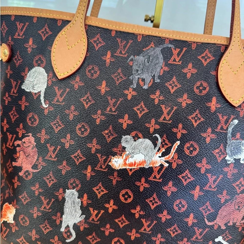 Louis Vuitton Catogram Neverfull MM - Picture 5 of 6
